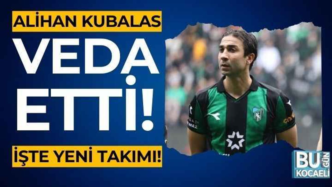 Kocaelispor'da ayrılık! Alihan Kubalas'ın yeni takımı belli oldu!